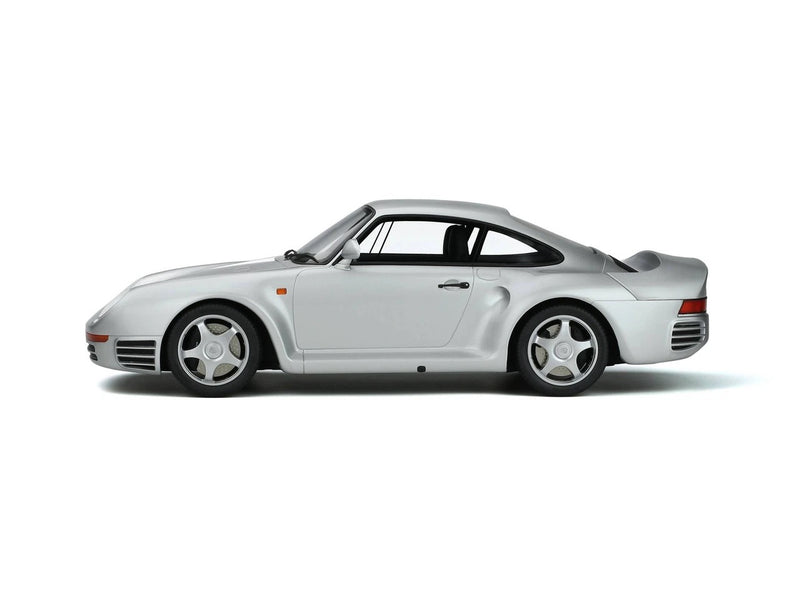 Laad de afbeelding in de Gallery-viewer, <tc>PORSCHE 959 1986 ZILVER GT SPIRIT 1:12</tc>
