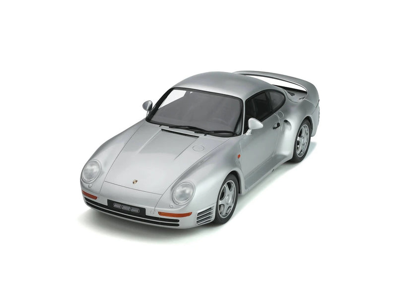 Laad de afbeelding in de Gallery-viewer, <tc>PORSCHE 959 1986 ZILVER GT SPIRIT 1:12</tc>
