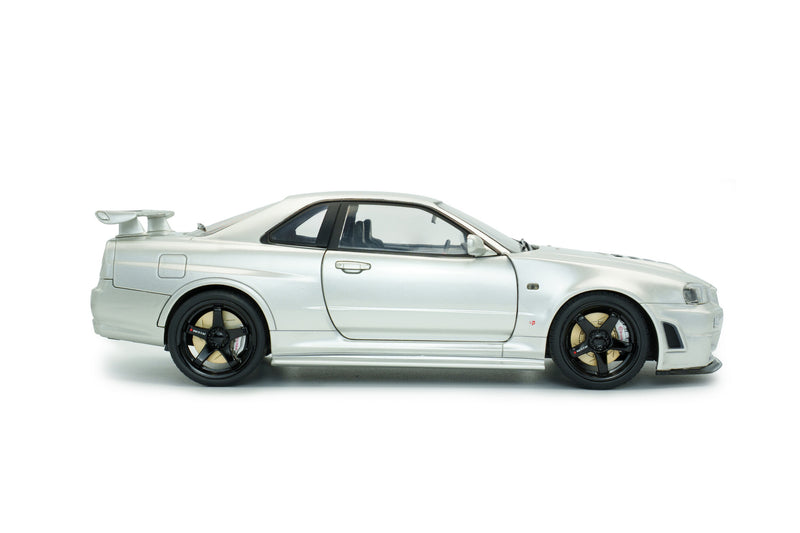 Load image into Gallery viewer, NISSAN SKYLINE (R34) GT-R Z TUNE SILVER 1999 SOLIDO 1:18
