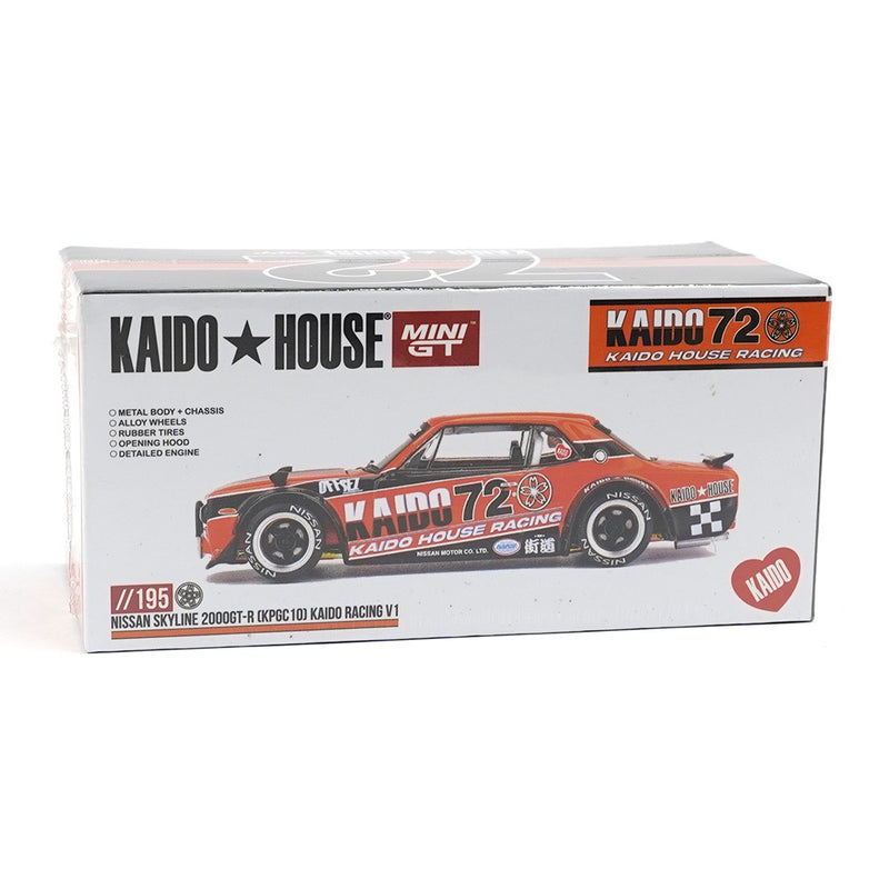 Chargez l'image dans la visionneuse de la galerie, Nissan Skyline 2000GT-R (KPGC10) V1 KAIDO*HOUSE MINI GT 1:64
