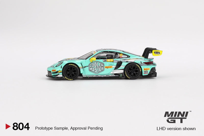 Load image into Gallery viewer, PORSCHE 911 (992) GT3 R #28 HUBAUTO RACING MACAU GRAND PRIX 2023 MINI GT 1:64
