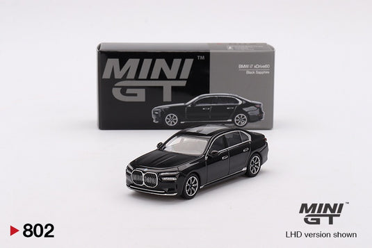 Bmw I7 EDRIVE50 BLACK SAPPHIRE BMW I7 EDRIVE50 BLACK SAPPHIRE 2024 (LHD) MINI GT 1:64