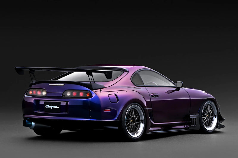 Load image into Gallery viewer, TOYOTA SUPRA RZ (JZA80) PURPLE IGNITION MODEL 1:18
