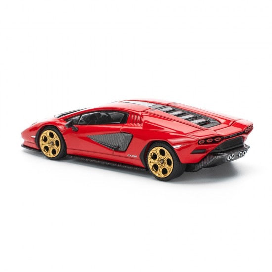 Laad de afbeelding in de Gallery-viewer, LAMBORGHINI COUNTACH LPI-800 ROOD POP RACE 1:64
