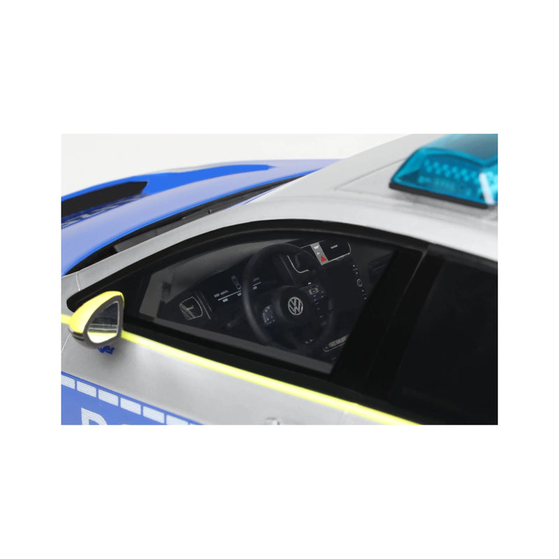 Load image into Gallery viewer, Volkswagen GOLF VII R OETTINGER POLIZEI GREY 2018 OTTOmobile 1:18
