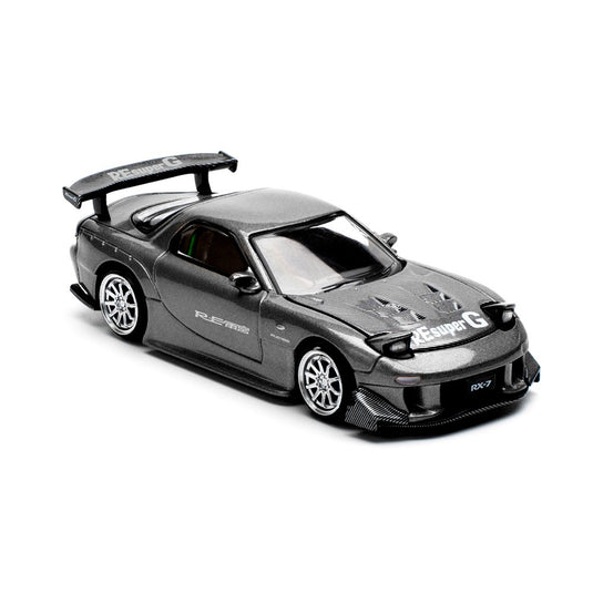 Mazda RX7 RE-AMEMIYA Gray POP RACE 1:64