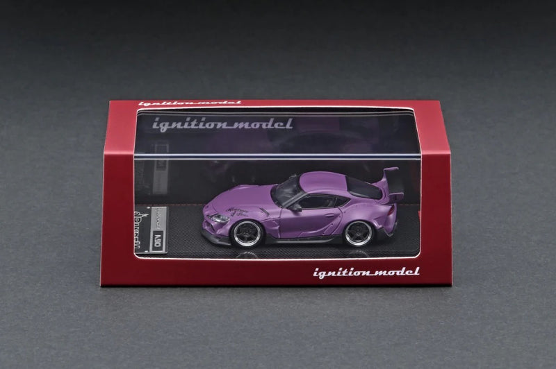 Load image into Gallery viewer, Toyota PANDEM Supra A90 PURPLE IGNITION MODEL 1:64
