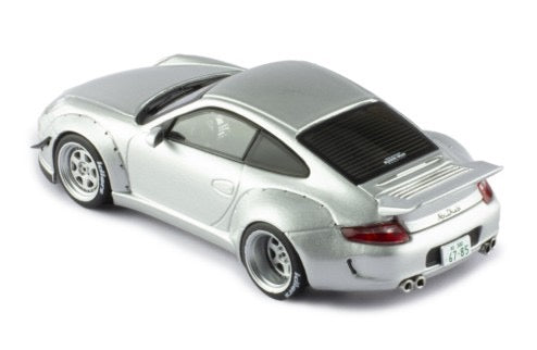 Load image into Gallery viewer, Porsche RWB 997 Silver IXO 1:43
