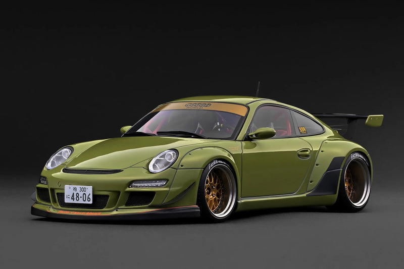 Load image into Gallery viewer, Porsche RWB 997 GREEN IGNITION MODEL 1:18
