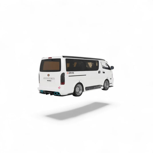TOYOTA HIACE SUPER GL CUSTOM PEARL WHITE 2008 OTTOmobile 1:18