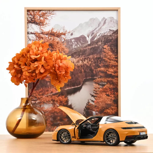 PORSCHE 911 TARGA 4 GTS 2025 YELLOW NOREV 1:18