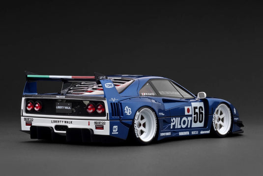 Ferrari LB-WORKS 40 Blue/White IGNITION MODEL 1:18