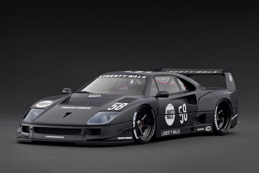 Ferrari LB-WORKS 40 Carbon/White IGNITION MODEL 1:18