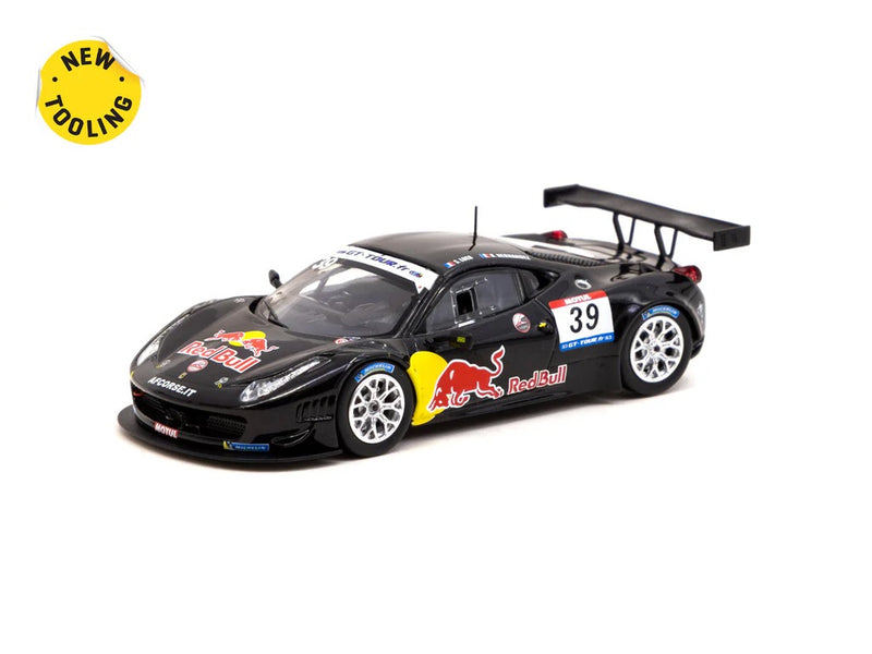 Chargez l'image dans la visionneuse de la galerie, Ferrari 458 ITALIA GT3 2011 GT TOUR TARMAC WORKS 1:64
