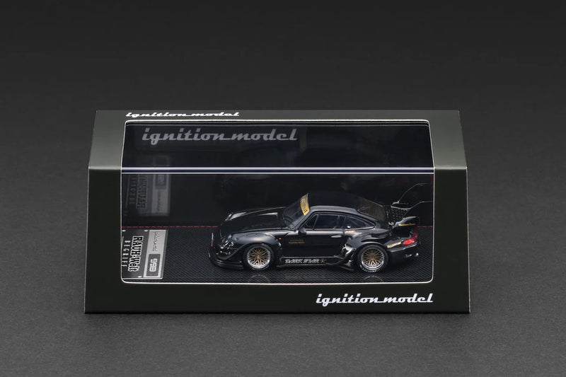 Chargez l'image dans la visionneuse de la galerie, PORSCHE RWB 993 NOIR IGNITION MODEL 1:64
