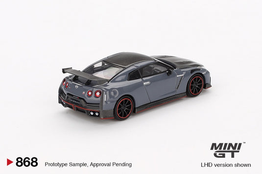 Nissan GT-R (R35) NISMO STEALTH GRAY 2024 (LHD) MINI GT 1:64