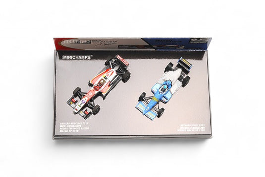 2-CAR SET – REYNARD SPIESS F903/DALLARA MERCEDES F317 – MICHAEL/MICK SCHUMACHER – MACAU 1990/2018 ‼️LIMITED EDITION‼️ MINICHAMPS 1:43