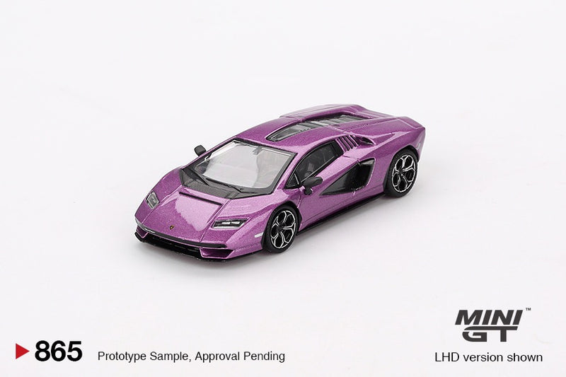 Load image into Gallery viewer, Lamborghini COUNTACH LPI 800- 4 PURPLE 30TH 2023 (LHD) MINI GT 1:64
