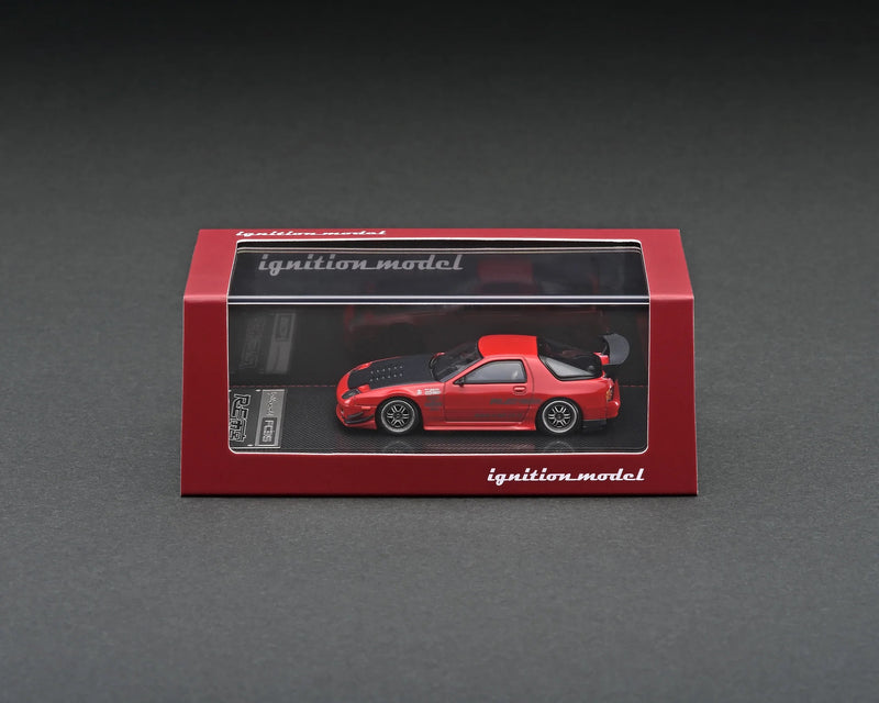 Load image into Gallery viewer, Mazda RX-7 (FC3S) RED Amemiya RED IGNITION MODEL 1:64
