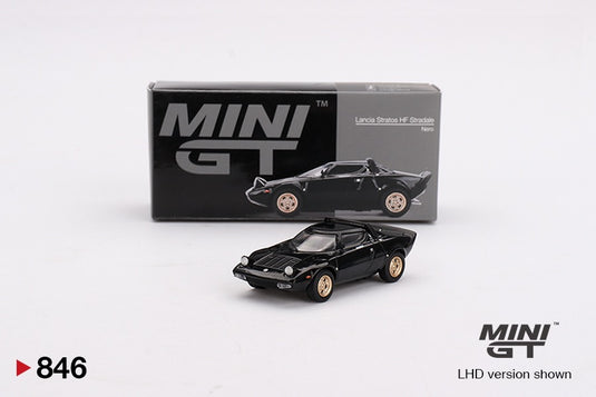 Lancia STRATOS HF STRADALE NERO 1973 (LHD) MINI GT 1:64