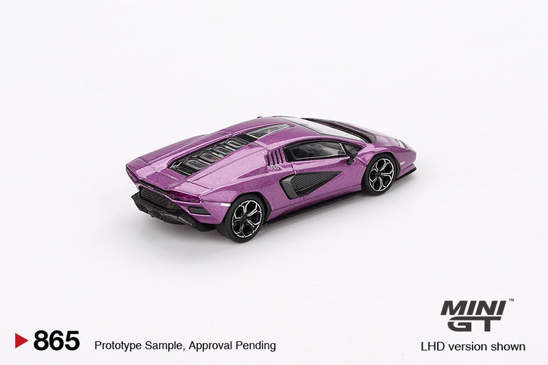 Load image into Gallery viewer, Lamborghini COUNTACH LPI 800- 4 PURPLE 30TH 2023 (LHD) MINI GT 1:64

