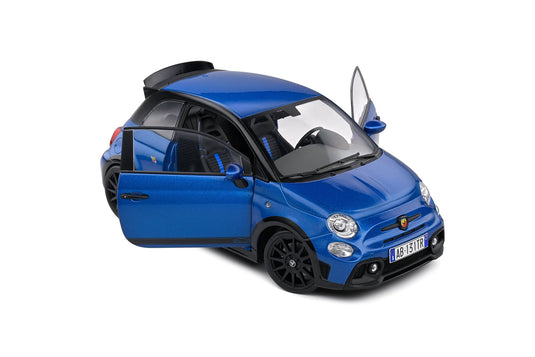 Fiat 695 (500) Abarth Tribute 131 Rally BLUE 2022 SOLIDO 1:18