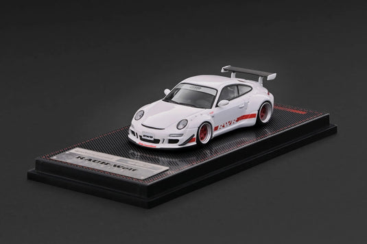 PORSCHE RWB 997 GT3 BLANC IGNITION MODEL 1:64