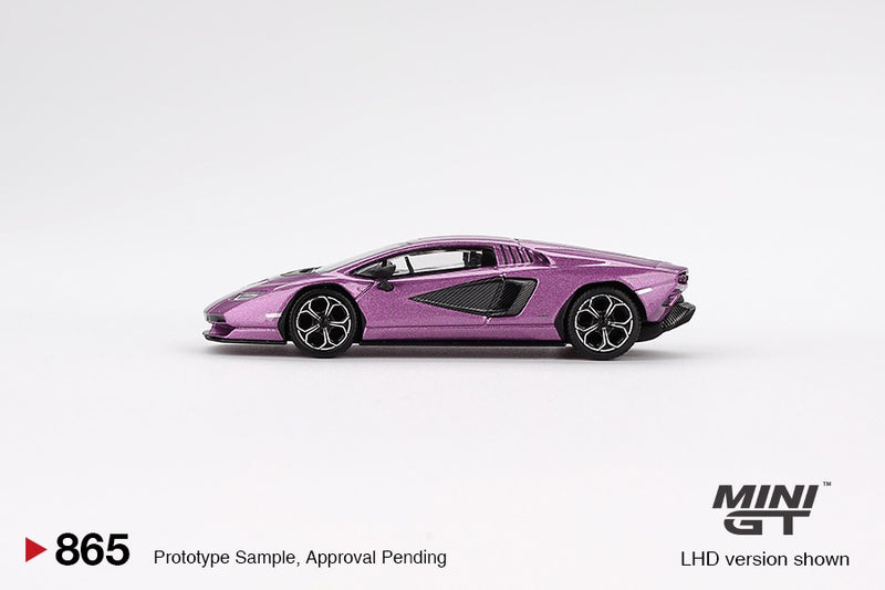 Load image into Gallery viewer, Lamborghini COUNTACH LPI 800- 4 PURPLE 30TH 2023 (LHD) MINI GT 1:64

