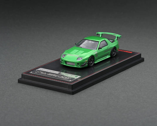 Mazda RX-7 (FC3S) RED Amemiya GREEN IGNITION MODEL 1:64