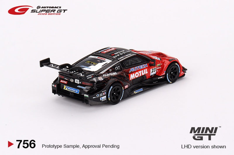 Load image into Gallery viewer, Nissan Z GT500 #23 MOTUL AUTECH Z SUPER GT SERIES 2021 (LHD) MINI GT 1:64
