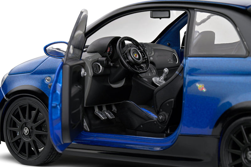 Load image into Gallery viewer, Fiat 695 (500) Abarth Tribute 131 Rally BLUE 2022 SOLIDO 1:18
