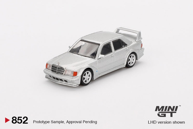Load image into Gallery viewer, MERCEDES-BENZ 190E 2.5-16 EVO 2 ASTRAL SILVER 1989 MINI GT 1:64
