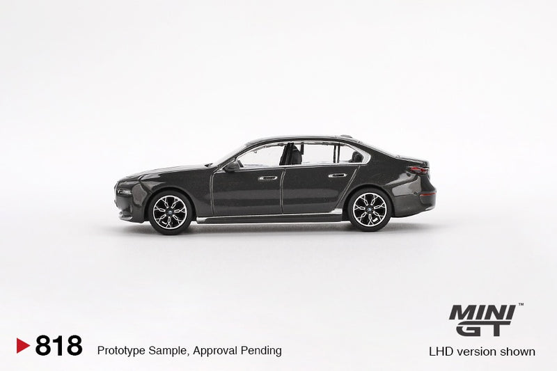 Load image into Gallery viewer, Bmw I7 XDRIVE60 DRAVIT GREY 2024 (LHD) MINI GT 1:64
