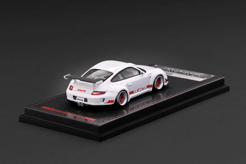 Chargez l'image dans la visionneuse de la galerie, PORSCHE RWB 997 GT3 BLANC IGNITION MODEL 1:64
