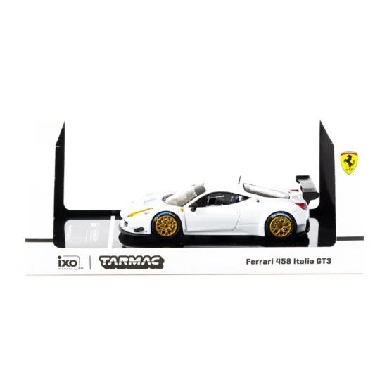 Load image into Gallery viewer, Ferrari 458 ITALIA GT3 WHITE TARMAC WORKS 1:64
