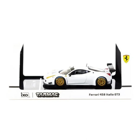Ferrari 458 ITALIA GT3 WHITE TARMAC WORKS 1:64