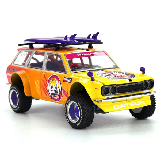 DATSUN 510 WAGON 4X4 KAIDO ISLANDS V1 1969 MINI GT 1:64