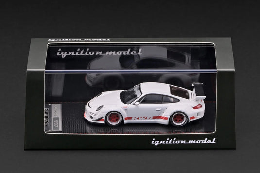 PORSCHE RWB 997 GT3 BLANC IGNITION MODEL 1:64