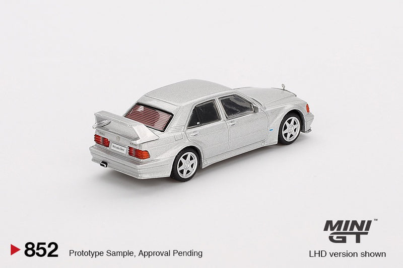 Load image into Gallery viewer, MERCEDES-BENZ 190E 2.5-16 EVO 2 ASTRAL SILVER 1989 MINI GT 1:64

