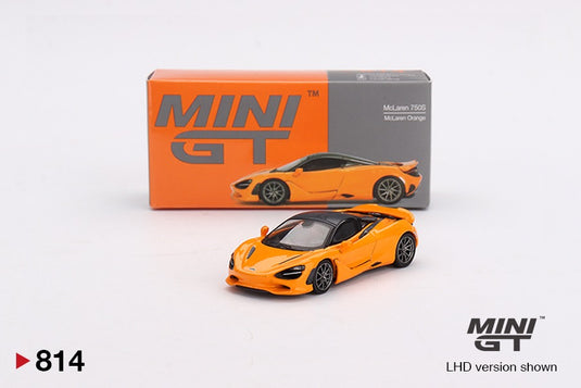 McLaren 750S MCLAREN ORANGE 2024 (LHD) MINI GT 1:64