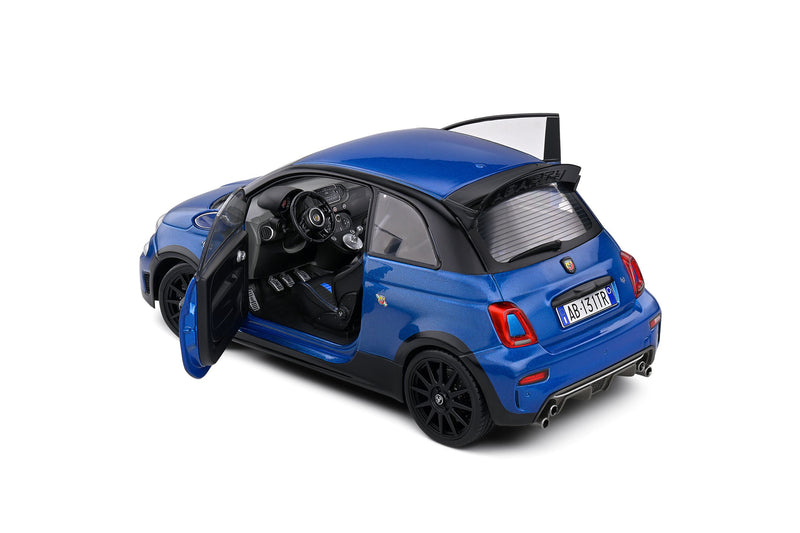 Load image into Gallery viewer, Fiat 695 (500) Abarth Tribute 131 Rally BLUE 2022 SOLIDO 1:18
