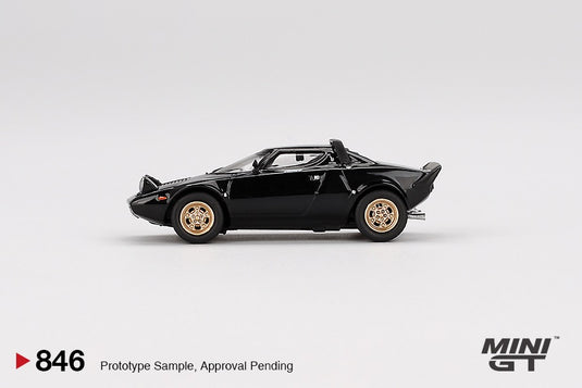 LANCIA STRATOS HF STRADALE NERO 1973 MINI GT 1:64