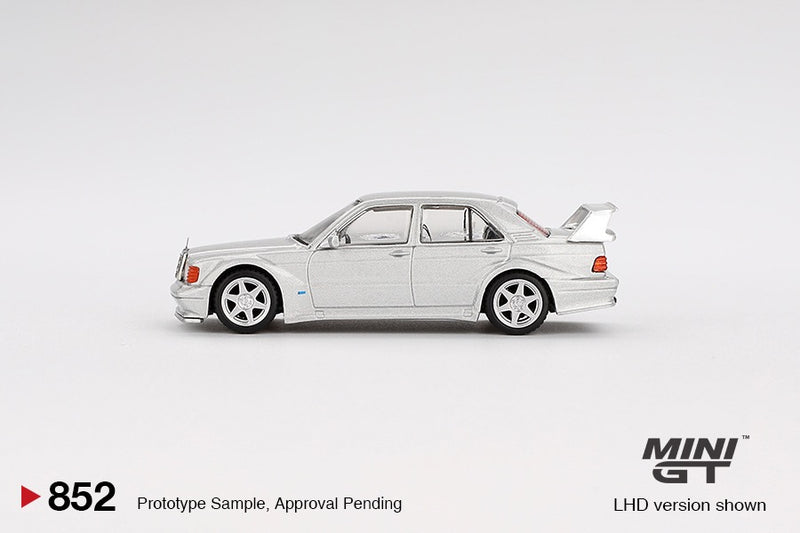 Load image into Gallery viewer, MERCEDES-BENZ 190E 2.5-16 EVO 2 ASTRAL SILVER 1989 MINI GT 1:64
