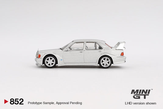 MERCEDES-BENZ 190E 2.5-16 EVO 2 ASTRAL SILVER 1989 MINI GT 1:64