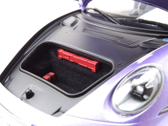 Porsche 911 (992) Turbo S coupe Sport Design 2021 Purple MINICHAMPS 1:18