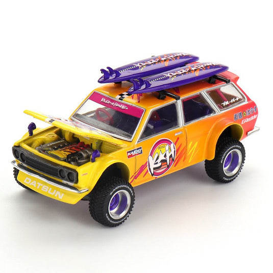 DATSUN 510 WAGON 4X4 KAIDO ISLANDS V1 1969 MINI GT 1:64