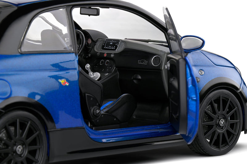 Load image into Gallery viewer, Fiat 695 (500) Abarth Tribute 131 Rally BLUE 2022 SOLIDO 1:18
