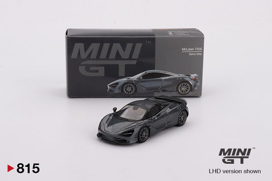 McLaren 750S SAROS GREY 2024 (LHD) MINI GT 1:64
