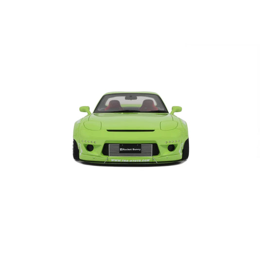 Mazda RX7 (FD3S) ROCKET BUNNY AERO (V1) PEARL GREEN 2015 OTTOmobile 1:18