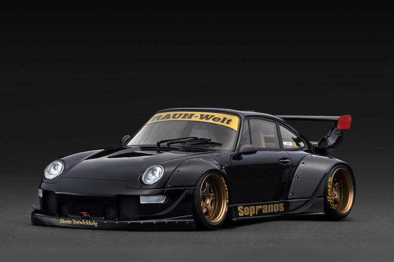 Chargez l'image dans la visionneuse de la galerie, Porsche RWB 993 NOIR IGNITION MODEL 1:18
